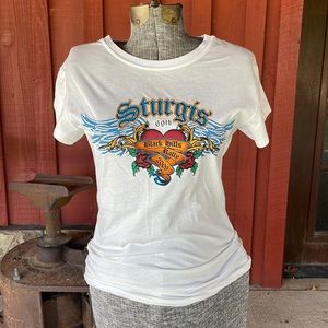 NWT 2009 Sturgis 69th Annual Black Hills Rally Women’s T-shirt Size L